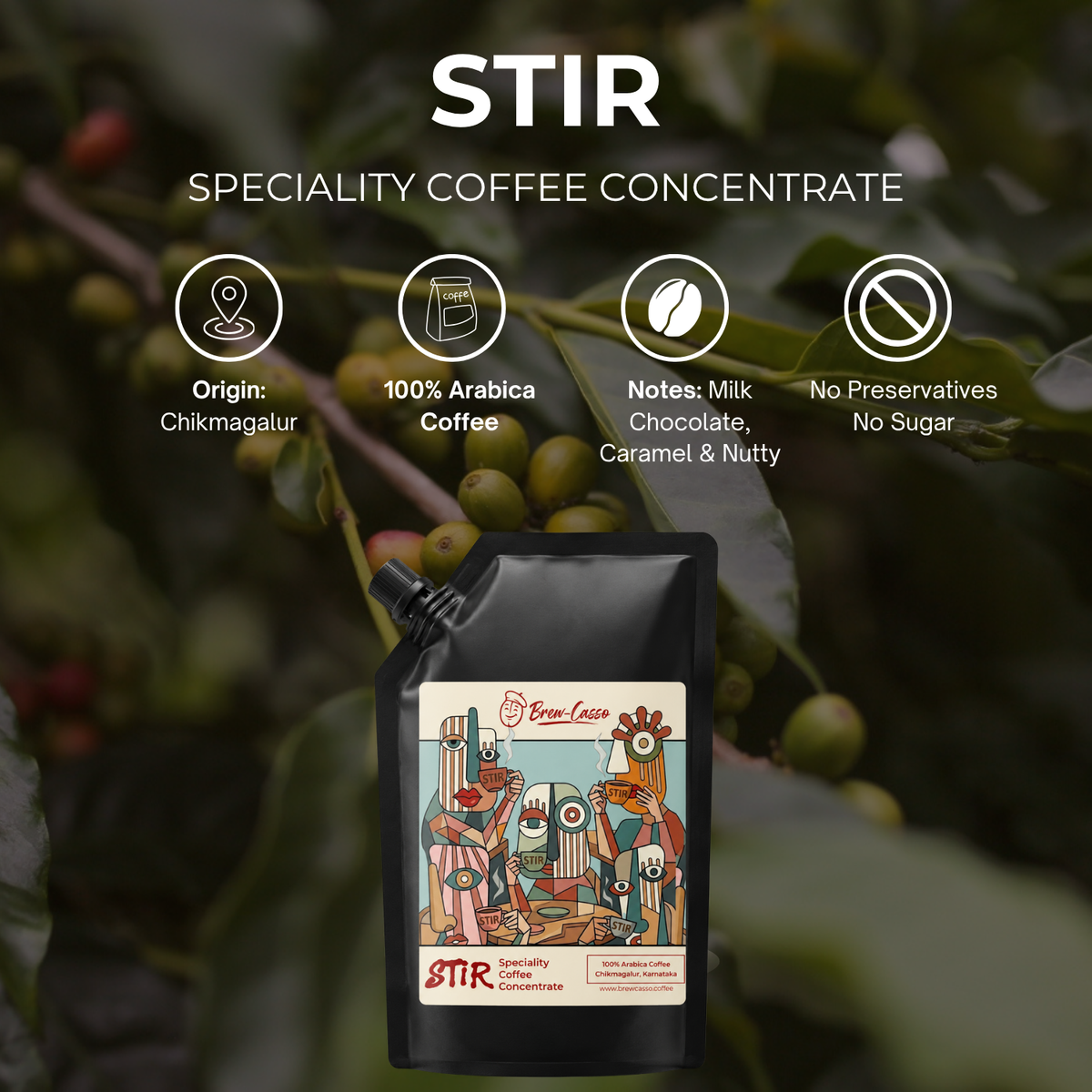 STIR Speciality Coffee Concentrate | 100% Arabica Coffee