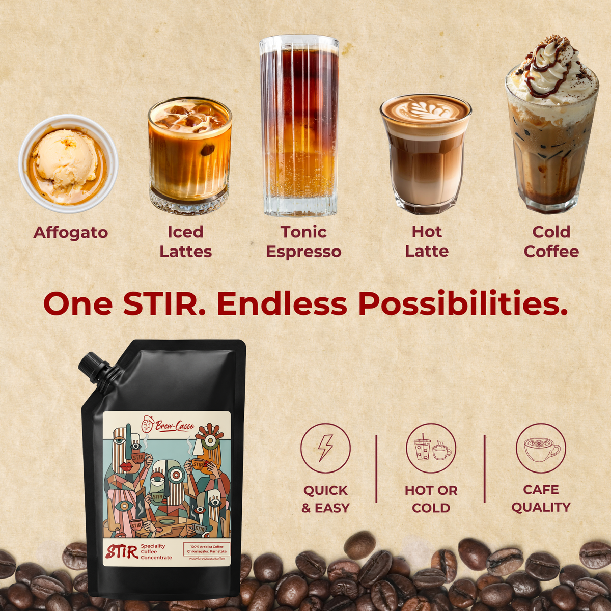 STIR Speciality Coffee Concentrate | 100% Arabica Coffee